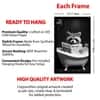 The Castle Decor Funny Raccoon Bathtub Newspaper Wall Art 8x12 Inch