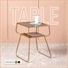 Contemporary Iron Side Table in  Finish - Set of 2