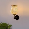 Devansh Metal Electric Wall Light in Black Colour with Multi Shade Count of 1 Light