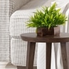 Metalsmith Solid Wood Side Table in Walnut Finish