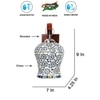 Devansh Solid Wood Electric Wall Light in Brown Colour with Multi Shade Count of 1 Light