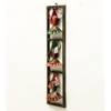 Desert Art Metal Handpainted Kalbeliya Musician Wall Hanging in Multicolour