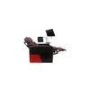 Genx Solid Wood One Seater Motorized Recliner in Red Colour