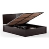Alaca Hydraulic Storage Bed (Solid Wood) (Mahogany Finish, Queen Bed Size)