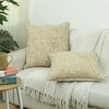 Botanical Garden Set Of 2 Cushion Cover With Yellow Colour