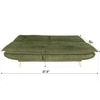 Bliss 3 Seater Sofa Cum Bed In Green Colour