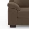Esquel Premium 1 Seater Fabric Sofa in Truffle Beige Velvet Colour