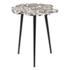 De Aluminium Side Table in Silver Colour