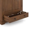 Alexandra Wardrobe in Amber Walnut Finish