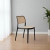 Kepler Brooks Zen Cafeteria Dining Chair in Black Colour