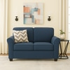 Sehran 2 Seater Sofa In Fabric Navy Blue Color