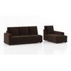 Apollo Compact Sofa (Colour : Dark Earth, Cushion : Soft, Back Type : High Back, Seating Capacity : Right Aligned 3 Seater + Right Aligned Chaise)