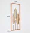 Grace Abstract Metal Wall Decor in Multicolor Set of 1