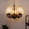 Devansh Black Wall Mounted Lamp With Beige Jute Shade