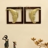 W-Arya Abstract Metal Wall Decor in Gold Set of 2