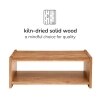 Espresso Solid Wood Coffee Table