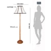 Devansh Wooden Foor Lamp