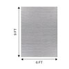 Jaipur Rugs Soft Houndstooth Wool Polyester Dhurrie Rug White 6x9 ft in Ashwood and Undyed White