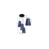 Adan Blue Natural Fiber Cluster Hanging Light