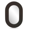 Rensa Solid Wood Mirror Frame In Dark Walnut Finish