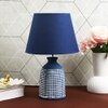 Ceramic Table Lamp Blue Timeless Elegant Design