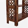 Arcade Sheesham Wood Book Shelves In Provincial Teak Finish