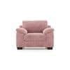 Esquel Essential 1 Seater Fabric Sofa In Desert Rose
