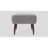 Billie Ottoman Color in Grey