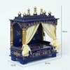 D'Dass Sheesham and Mdf Wooden Home Temple For Pooja Mandir For Home