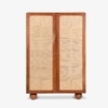 Abacus Solid Wood Wardrobe in Brown Colour