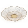 Antique Gold Iron Fruit Bowl