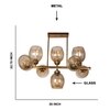 Devansh Gold Wall Mounted Lamp With Off-White Cotton Shade