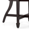 Tahira Arm Chair -Finish - Mahogany Fabric- Blue Velvet