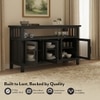 Rhodes 3 Door Solid Wood Sideboard in Mango Mahogany Finish