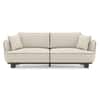 Aster 3 Seater Sofa In Dual Tone Beige And Chocolate Colour