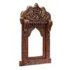 Desert Art Solid Wood Elephant Jharokha Wall Frame 36 Inch in Copper Colour