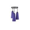 Landyn Blue Fabric Cluster Hanging Light