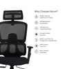 Falcon High Back Mesh Office Chair in Black Colour