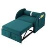 Jayen 1 Seater Pull Out Sofa cum Bed  in T Blue Colour