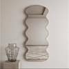 The Artment Rose Gold Meander Unbreakable Floor Mirror For Home (170 X 70 CM)