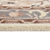 Presto Beige Traditional Hand Tufted Wool Carpet 5X7 Feet