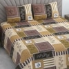 Bryn Multicolor Floral 400 TC Cotton Flat Super King Size Bedsheet with 2 Pillow Covers – Threads