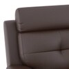 Raphael Leatherette Two Seater Manual Recliner in Brown Colour