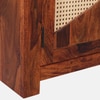 Sheesham Wood 4 Door 4 Drawer Sideboard in Honey Oak Finish