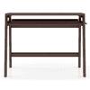 James Solid Wood Study Table in Dark Walnut Finish