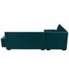 Melo 3 Seater Fold Out Sofa cum Bed in Teal Colour