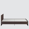 Leona Bed Without Storage in Choco Walnut Finish