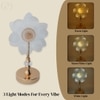 Gold Halo Flower Lamp for Gift Purpose