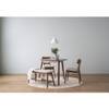 Scandinavian Khasa Dining Table Brown Cocoa Finish
