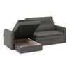 Darwin Sectional Sofa cum Bed - Color - Grey